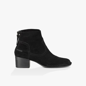 Ugg Bandara Ankle Suede Women Fashion Boots Black (1375IFARQ)